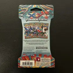 Pokemon TCG: XY Furious Fists Sleeved Booster Pack New Factory Sealed - Image 2