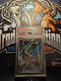 PSA 9 MINT Scarmory, SV Surging Sparks Pokemon Illustration Rare, 209/191 - Image 3