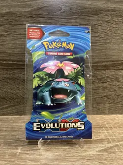 Pokemon TCG XY Evolutions 1 Sleeved Booster Pack FACTORY SEALED Venasaur Art - Image 1