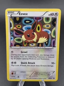 Eevee BW94 Black & White Promo Black Star 2013 Holo Pokemon TCG LP - Image 1