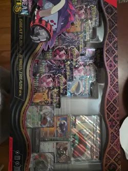 Pokemon TCG PALDEAN FATES Great Tusk Iron Treads Ex Premium Collection ✅ NEW - Image 2