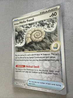 Pokemon TCG * Scarlet & Violet 151 * 153/165 Antique Helix Fossil REVERSE HOLO - Image 2