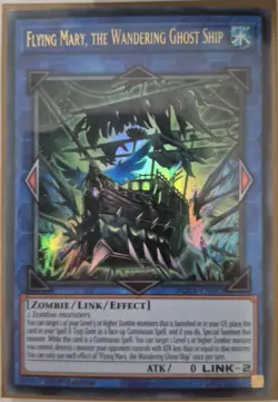 YuGiOh Flying Mary, the Wandering Ghost Ship Ultra Rare 1st Edition ROTA-EN047 - Image 1