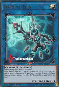 ♦Yu-Gi-Oh!♦ Disciple Lien (Cyberse - LINK-1) : DUPO-FR070 -VF/Ultra Rare- - Image 1