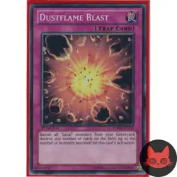 Yugioh Dustflame Blast HA06-EN058 Super Rare 1st Edition NM - Image 1