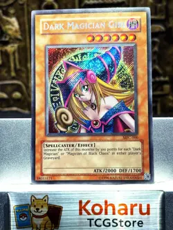 Yugioh Dark Magician Girl MFC-000 Secret Rare Magician's Force Unlimited -NM - Image 1