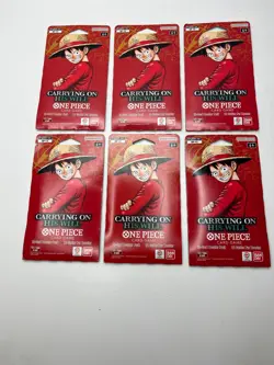 One Piece OP-13 Sleeved Booster Packs x 6. Factory Sealed.🔥🔥🔥🔥 - Image 1