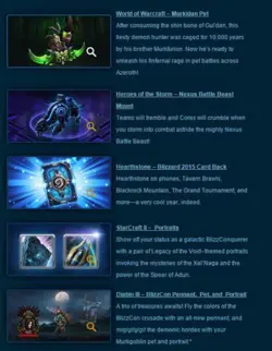WoW Loot - Blizzcon 2015 Ticket Digital In-Game Goodies - Murkidan Pet - unused! - Image 2