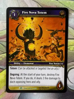 World of Warcraft TCG - Fire Nova Totem 93 - Image 1
