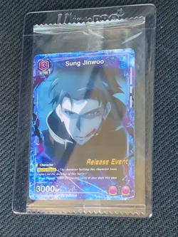 Sung Jinwoo Solo Leveling Release Event Union Arena Trading Card - Image 1