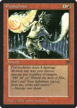Pyrotechnics SP Legends MTG Magic the Gathering Red English Card - Image 1