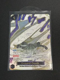 OP14-096 Ground Death ALT ART One Piece Card Game Secret Rare English NM - Image 1