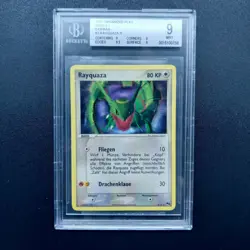 Pokemon Rayquaza Deutsch 3/17 Pop Series 1 Original BGS 9 - Image 1
