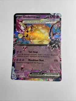 Pokemon Dedenne EX Paldea Evolved NM Holo Card 93/279 - Image 1