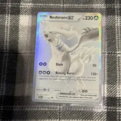 Pokemon TCG Reshiram EX White Flare Holo Card 173/086 SV - Image 1
