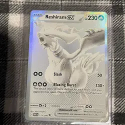 Pokemon TCG Reshiram EX White Flare Holo Card 173/086 SV - Image 2