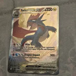 PSA Miscut Salamence ex 187/159 Special Illustration Rare Error Pokemon Card - Image 4