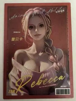 REBECCA ZBR ZBR-007 Thick Fantasy World One Piece Anime Collectible Card - Image 1