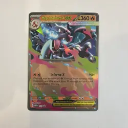 Pokemon Mega Charizard X EX Double Rare Holo English Card 013/094 360 HP Me02 - Image 2