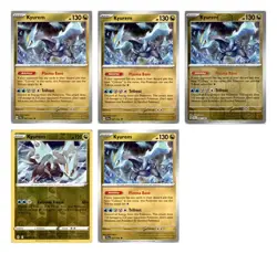 (5) Kyurem Lot Pokemon Cards Evolving Skies Deck Building TCG Set Reverse Holo - Image 1