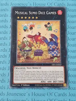 Musical Sumo Dice Games DIFO-EN047 Common Yu-Gi-Oh Card 1st Edition New - Image 1