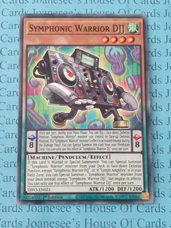 Symphonic Warrior DJJ DIFO-EN021 Yu-Gi-Oh Card 1st Edition New - Image 1
