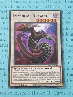 Immortal Dragon DIFO-EN041 Super Rare Yu-Gi-Oh Card 1st Edition New - Image 1