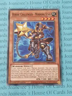 Heroic Challenger - Morning Star DIFO-EN016 Yu-Gi-Oh Card 1st Edition New - Image 1