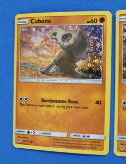 CUBONE 57/131 GENERAL MILLS PPROMO SM FORBIDDEN LIGHT POKEMON HOLO 3 CARDS - Image 2