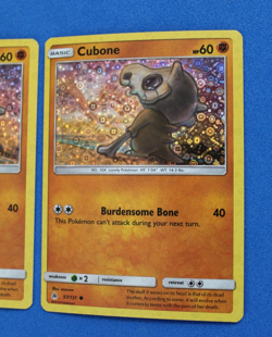 CUBONE 57/131 GENERAL MILLS PPROMO SM FORBIDDEN LIGHT POKEMON HOLO 3 CARDS - Image 4