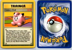 CLEFAIRY DOLL 70/102 BS BASE SET UNLIMITED POKEMON CARD TCG MP 1999 - Image 1