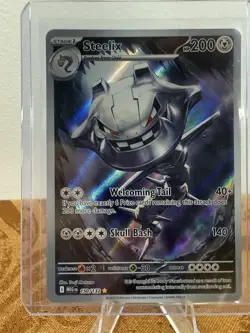 Steelix Illustration Rare 150/132 Me01: Mega Evolution Holo Stage 1 Pokemon Card - Image 2