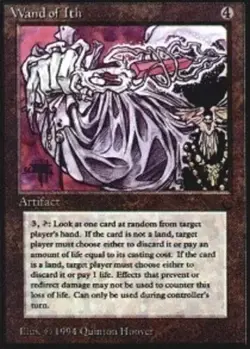 Wand of Ith PL The Dark MTG Magic the Gathering Artifact English Card - Image 1