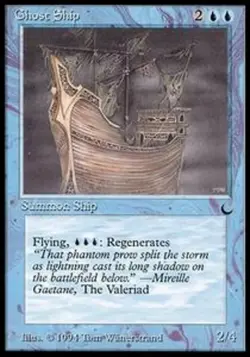 Ghost Ship PL The Dark MTG Magic the Gathering Blue English Card - Image 1