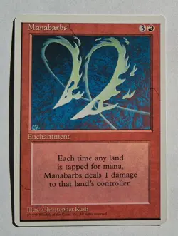 Magic MTG - Manabarbs - 4th Fourth Edition - NM - Image 1