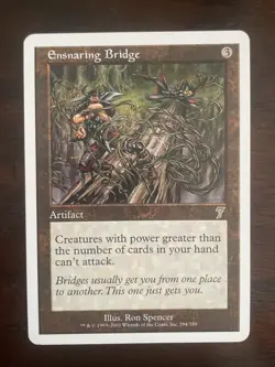 Ensnaring Bridge - 7th Edition - Near Mint/LP - MTG Magic The Gathering English - Image 1