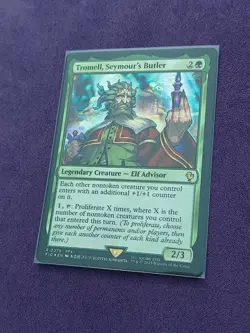 Tromell, Seymour's Butler (Surge Foil) #73 (NM) Final Fantasy FIC Magic MTG - Image 2