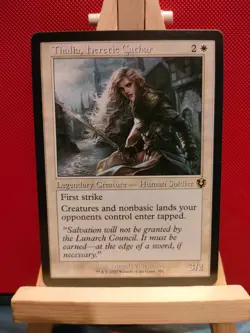 Thalia, Heretic Cathar (Retro Frame)- Innistrad Remastered - Rare - NM - MTG - Image 1
