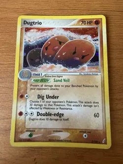Pokemon 2006 EX Legend Maker Dugtrio #5/100 Holo - Image 1