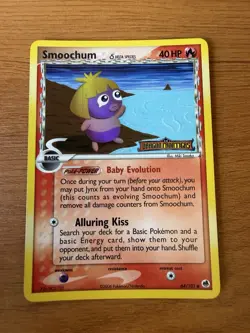 Smoochum [Reverse Holo] STAMPED #64 Pokemon Dragon Frontiers - Image 1