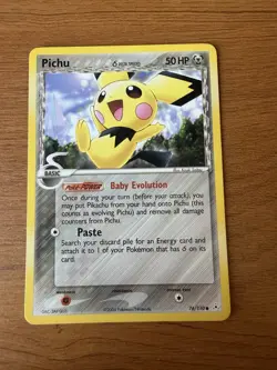 Pokemon TCG Pichu 76/110 Delta Species Holon Phantoms - Image 1