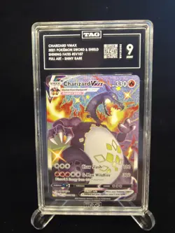 2021 Pokemon SWSH Shining Fates - Charizard VMAX - SV107 - Shiny Rare - TAG 9 - Image 1