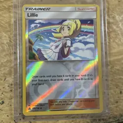 Lillie Reverse Holo 125/156 Pokemon TCG S&M Ultra Prism Reverse Holo Trainer NM - Image 1