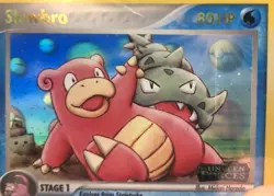 Pokemon Ex Unseen Forces Silver Star Ultra Rare Holo Slowbro 13/115 NM Stamped - Image 4