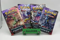 Pokemon TCG Temporal Forces - Booster Pack X4 Full Art Set - NEW & SEALED - Image 1