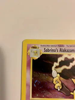 Pokemon Sabrina’s Alakazam 16/132 RARE HOLO Vintage Base Set - Image 2