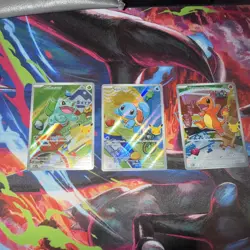 Pokemon 30th First Partner Illustration Promo Set Squirtle Charmander Bulbasaur - Image 1
