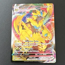 Pokemon TCG Zeraora VMAX 054/159 Crown Zenith Ultra Rare Full Art Holo 320HP - Image 1