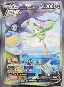 Pokemon Hisuian Lilligant V 163/189 Astral Radiance Ultra Rare Full Art Holo - Image 1