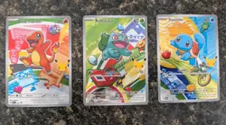 Pokemon TCG First Partner Illustration Collection Series 1| Kanto GEN 1 Starters - Image 1